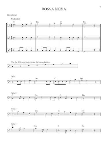 Easy Improvisation: Trombone