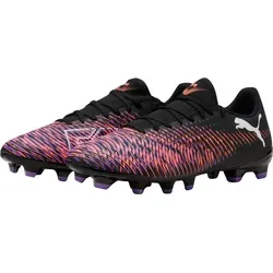 PUMA Unisex Future 8 Play FG/AG Fussballschuh, Black White-Glowing RED, 46 EU - Fußballschuh mit leichtem Mesh-Obermaterial und Strickkragen für optimalen Halt. Innovatives Stollendesign für schnelle Drehungen auf festen Böden und Kunstrasen.