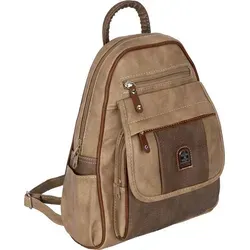 Cityrucksack Damenrucksack Tagesrucksack Stadt Rucksack Bagpack TAN-BRAUN (15119)