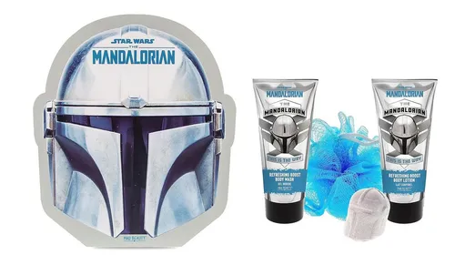 Mad Beauty Badaccessoire-Set Disney Star Wars - 3D Geschenkset mit Duschgel, Bodylotion und Badebombe – das perfekte Geschenk für Star Wars Fans und für entspannende Badeerlebnisse.