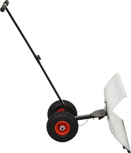 vidaXL Schneeschaufel mit Rädern