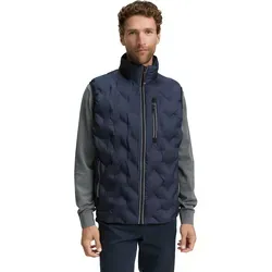 TOM TAILOR Steppweste - Stylische Steppweste für Herren, wasser- und schmutzabweisend mit praktischen Taschen für Handy und Schlüssel. Ideal für Freizeit und aktive Tage.