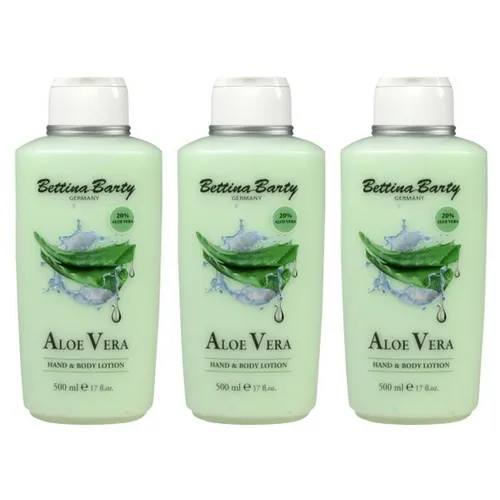 Bettina Barty Aloe Vera Hand & Body Lotion 3 x 500 ml