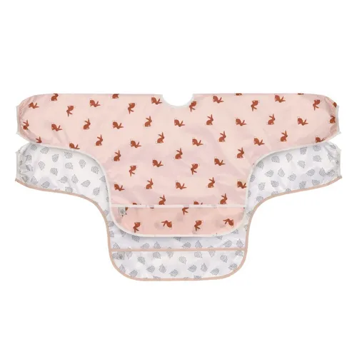 LÄSSIG BABY LÄTZCHEN ÄRMELLÄTZCHEN 2 STÜCK LITTLE FOREST HASE NEU