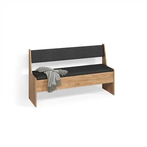 Livinity Esszimmer-Bank Tiberio, Sandeiche, 41.5 x 136.6 cm in beige von Livinity