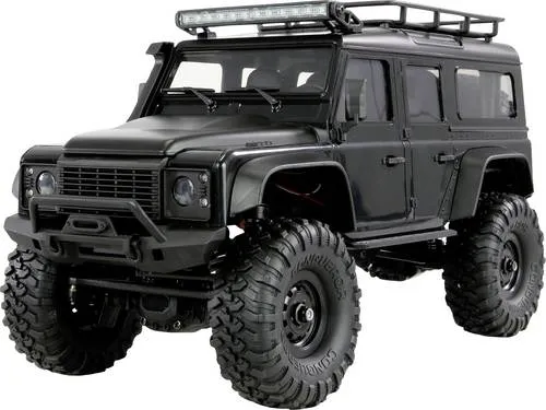 Amewi RC Crawler Mini-D90 AMXRock 4WD 1:16 RTR schwarz - Ferngesteuerte Autos – Erleben Sie Offroad-Abenteuer mit dem robusten Mini-D90 Crawler, ausgestattet mit 4WD, LED-Beleuchtung und spritzwassergeschütztem Gehäuse für maximalen Fahrspaß im Freien.