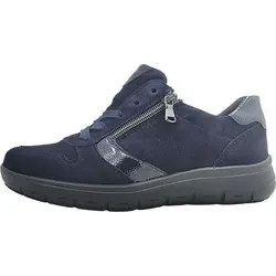 Semler Sportlicher Schnürer in Blau - Größe 38 EU - Bequemer sportlicher Schnürer aus hochwertigem Leder, ideal für den Alltag. Mit rutschfester Gummisohle und optimaler Passform für ein angenehmes Tragegefühl.