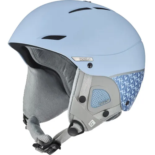 Bolle Juliet Skihelm - Powder Blue Matte, M (54-58 cm) - Ski-/Snowboard Helm für Frauen mit robustem Design, hervorragendem Schutz und individuell einstellbarer Passform für maximalen Komfort und Sicherheit auf der Piste.