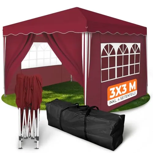 Kronenburg Faltpavillon 3x3m in rot von Kronenburg