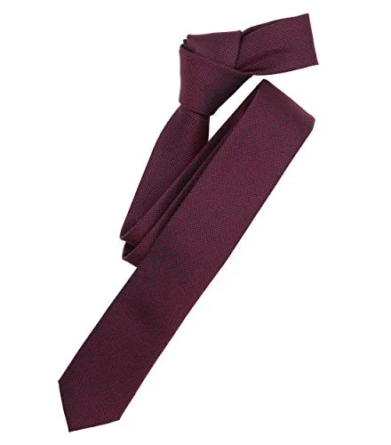 VENTI Krawatte rot - Elegante Krawatte aus 70% Polyester und 30% Seide, perfekt für besondere Anlässe oder das Büro, pflegeleicht und stilvoll in leuchtendem Rot.