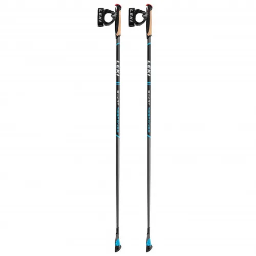 Leki Smart Response Nordic Walking Stöcke - Anthrazit 115 cm - Wanderstöcke mit innovativer Smart Response Technologie für optimalen Komfort und perfekte Dämpfung beim Nordic Walking.