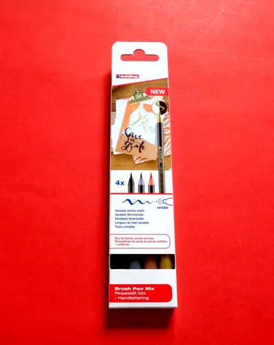 edding 1340 metallic Pinselstift 4er-Set Fasermaler