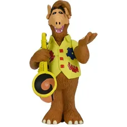Alf Toony Classic Figur mit Saxophon 15 cm - Spielfigur aus NECA's Toony Classic Reihe, ca. 15 cm groß, perfekt für Sammler und Fans. Inklusive Saxophon und in ansprechender Blisterverpackung.