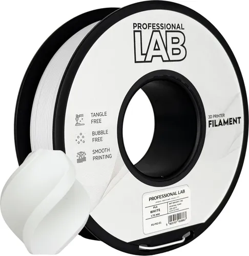 PLA Weiß 1.75mm – 1kg 3D-Drucker Filament | Prof. Lab
