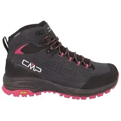 CAMPAGNOLO CMP Damen Vertyx Mid Waterproof grau 41 - Wanderschuhe mit wasserfester Clima Protect® Membran und robustem Wildleder-Obermaterial, ideal für anspruchsvolle Bergtouren.