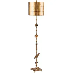 Fragment 1-flammige Stehlampe in gold von Elsteadlighting