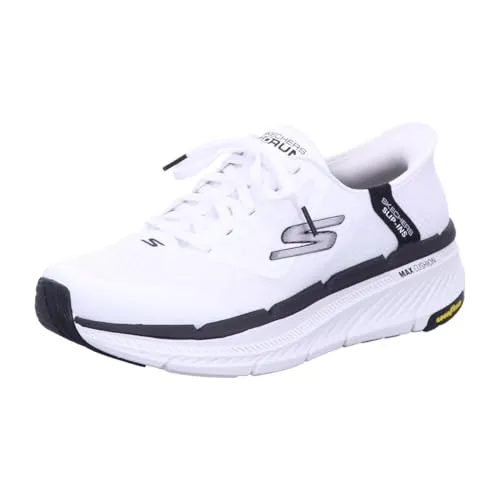 Skechers MAX CUSHIONING PREMIER 2. - Weiß Gr. 40 - Herren-Schnürhalbschuhe mit exklusivem Fersenkissen für sicheren Halt und Max Cushioning Design für außergewöhnlichen Komfort und Unterstützung.