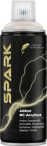 SPARK Sprühdose 400ml – Matte Sprühfarbe - Lichtgrau