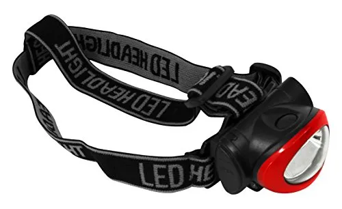 Eaxus® LED Stirnlampe - Kopflampe Dimmbar, Neigbar und Größenverstellbar