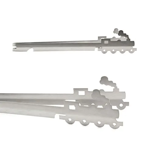 Grillzange Motiv Lokomotive, spülmaschinengeeignet, Geschenkidee, Männergeschenk, Modelleisenbahn, Modellbauer Geschenk, Lokführer