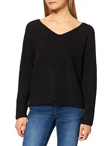 Damen V-Ausschnitt-Pullover PIECES 
