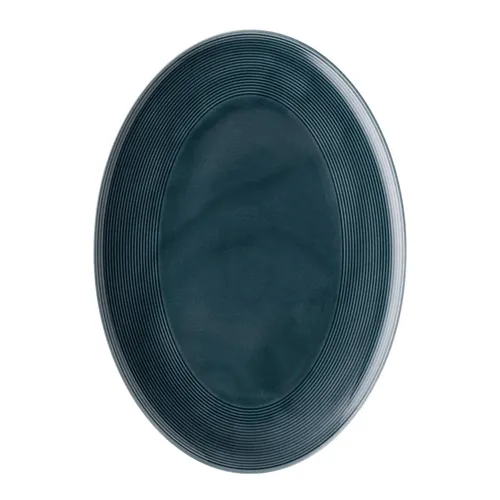 Thomas Loft Servierplatte, Night Blue, 34 cm - Elegante Porzellan Servierplatte in stilvollem Night Blue, ideal für besondere Anlässe und das tägliche Servieren.