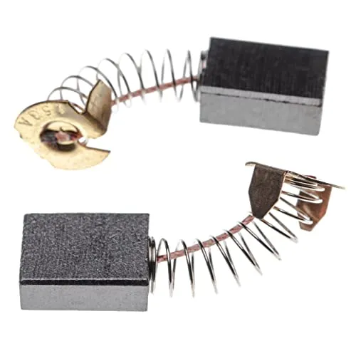 vhbw 2x Kohlebürste 6,5 x 13,5 x 17 mm kompatibel mit Makita 1805B, 2012NB, 2414K, 4110C, 3612BR, 1806B, 2708 Elektrowerkzeug - 24mm Feder