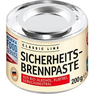 EDEKA Sicherheits-Brennpaste transparent, 200 g