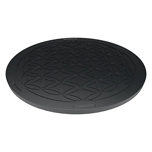 GreenLife Schachtabdeckung Zisternendeckel Kunststoff begehbar - Gartenentwässerung - Begehbare Kunststoff Tankabdeckung mit einer maximalen Belastung von 200 kg, ideal für Regenwassertanks und Zisternen.