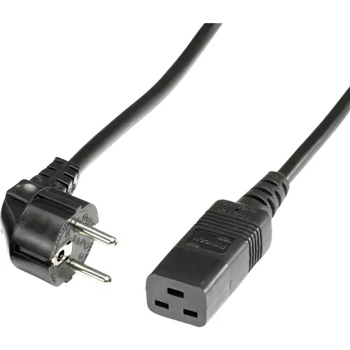 Roline 19.08.1553 Strom Anschlusskabel  Schwarz 3.00 m