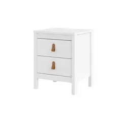 Nachtkommode Madron, weiß in weiß von Home Affaire