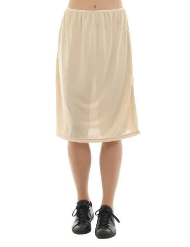 Maxi Unterrock Falten Gummibund Rock Unterwäsche von SYS