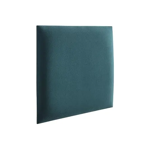 RAVIO Wandpolster | Wandkissen Bett für Schlafzimmer, Kinderzimmer, Büro, Diele | Wandpolster Bett- Meeresfarbe, 40 x 40 cm | Gepolsterte Wandpaneele – Serie Mono