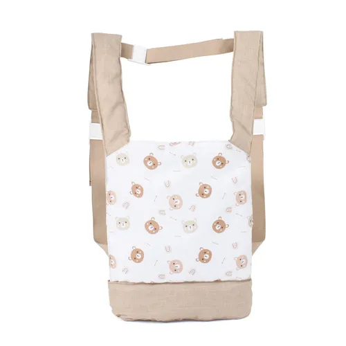 Bayer Chic 2000 Puppen Tragegurt Puppentrage Bärchen beige TOP