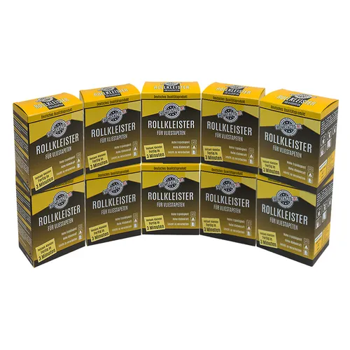 10x Rollkleister Instant Vlieskleister Vlies Tapeten Kleister 2kg (11,95€/1kg)