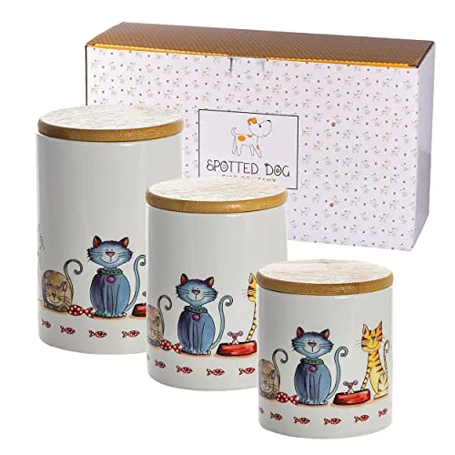 Keramik-Lebensmittelbehälter von SPOTTED DOG GIFT COMPANY
