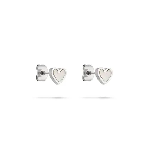 s.Oliver Ohrring - Elegante Ohrstecker aus poliertem Edelstahl - Silber - Hochwertige Ohrstecker aus poliertem Edelstahl, 6 mm, mit Butterfly-Verschluss. Zeitloses Design und nachhaltige Verpackung machen diese Ohrringe zur idealen Geschenkidee.