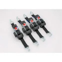 Automatik Zurrgurt mit Spitzhaken 1,8m x 25mm - Spanngurte & Zurrösen, belastbar bis 600daN, ideal zum sicheren Transport von Lasten