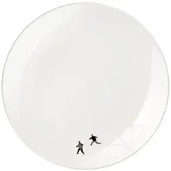 ASA Desserteller Joy Snow tracks Ice skating 20.5cm von ASA