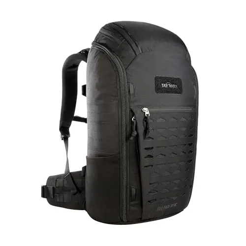 Tatonka EDC Pack 30 BC - Bushcraft-Rucksack black - Robuster Rucksack für Bushcraft-Enthusiasten, erweiterbar und mit optimalem Tragekomfort dank Vent Comfort Vario-Tragesystem, ideal für Outdoor-Abenteuer und Alltag.