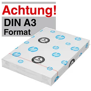 HP Kopierpapier ColorChoice DIN A3 200 g/qm - Ideal für brillante Druckergebnisse - Drucker- & Kopierpapiere, Format: DIN A3, 200 g/qm, perfekt für hochwertige Farbdrucke und Präsentationen.