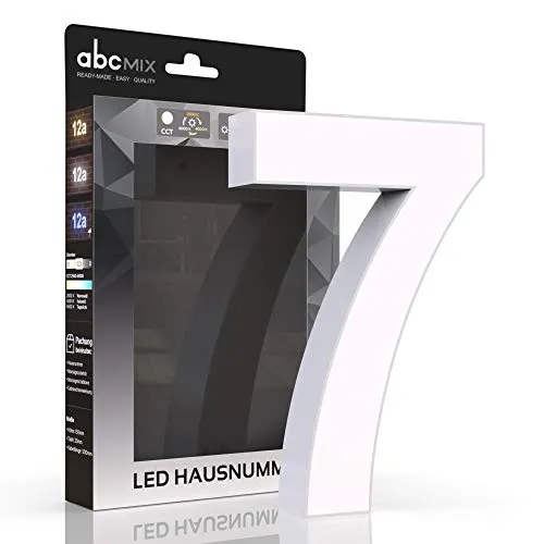 abcMIX LED Hausnummer 7