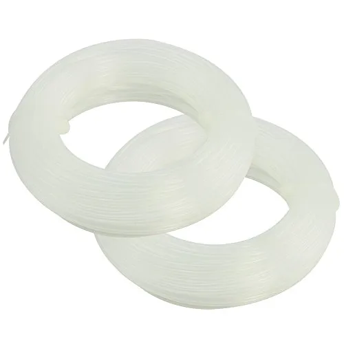 com-four® Mähfaden 2 mm - Rasentrimmer-Schnur 30 m - Ersatzfaden für Rasentrimmer - Freischneider-Faden - Motorsense-Faden (2.0mm)