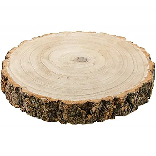 Chaks Deko Holzscheibe 26cm | Tischdeko Untersteller für eine Dekoration | Ostern Hochzeit Alpin