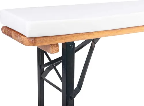 TexDeko Polsterauflage Schaumstoff für Bierbankhussen/ Bierbankauflagen/ Bierzeltgarnitur, (1 St), für besseren Sitzkomfort, Maße: nach Wahl