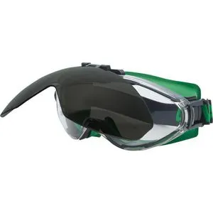 Uvex Schweißer-Vollsicht-Schutzbrille uvex ultrasonic flip-up, Schutzstufe: 5 - Bügelbrille mit hochklappbarem Filter, beschlagfreier Sichtscheibe und kratzfester Beschichtung. Ideal für Schweißer, schützt vor UV/IR und sorgt für optimale Farbwahrnehmung.