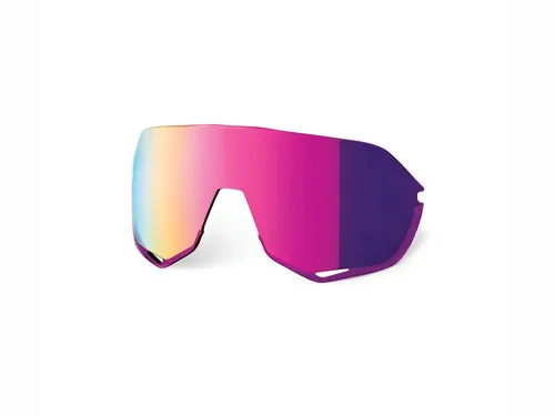 100% Sportbrille 100% S2 - Mirror Replacement Lens unis purple - leistungsstarkes Austa