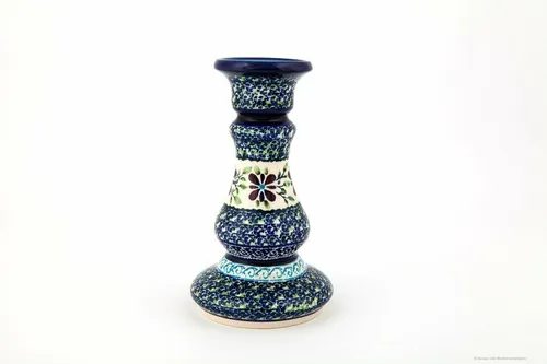Bunzlauer Keramik Kerzenständer Balusterform – Handgefertigt & Vielseitig - Eleganter Kerzenleuchter in balusterform, ideal für Stab- und Tafelkerzen. Handarbeit in bunten Designs, perfekt für jeden Raum, von Wohnzimmer bis Terrasse. Ein Highlight für Ihre Tischdekoration!