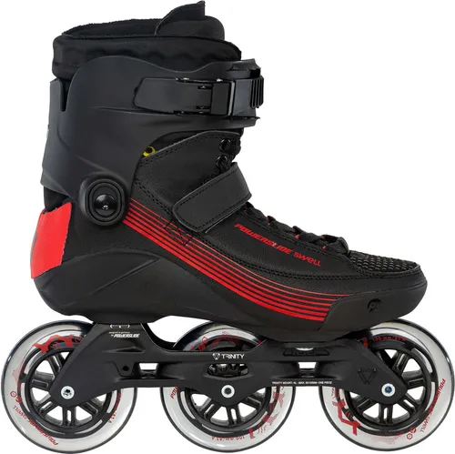 Powerslide Unisex Inline-Skate Swell Black 100 3D Adapt Fitness-Inliner Abec 7 41