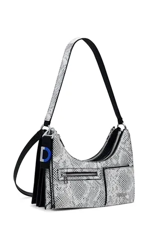 Desigual Schultertasche Delta aus Polyurethan in schwarz von Desigual